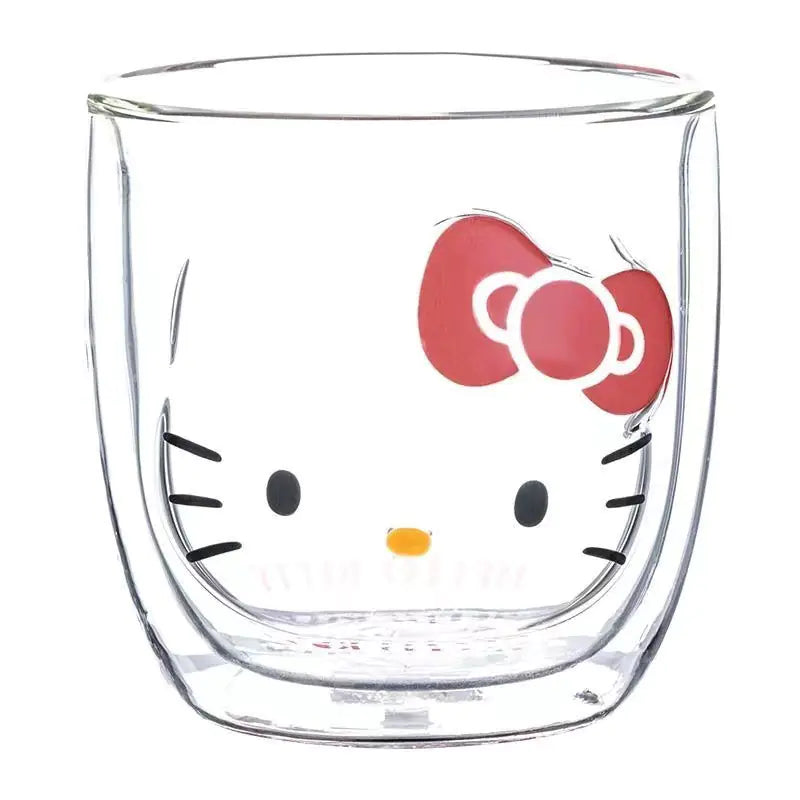 Wholesale Creative Cartoon Double-Layer Bear Glass Cup