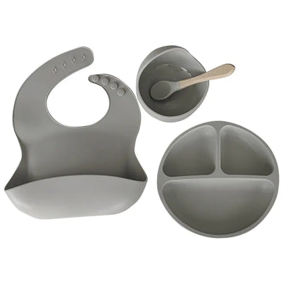 Silicone Dinnerware Set for Kids - 8 Piece Set