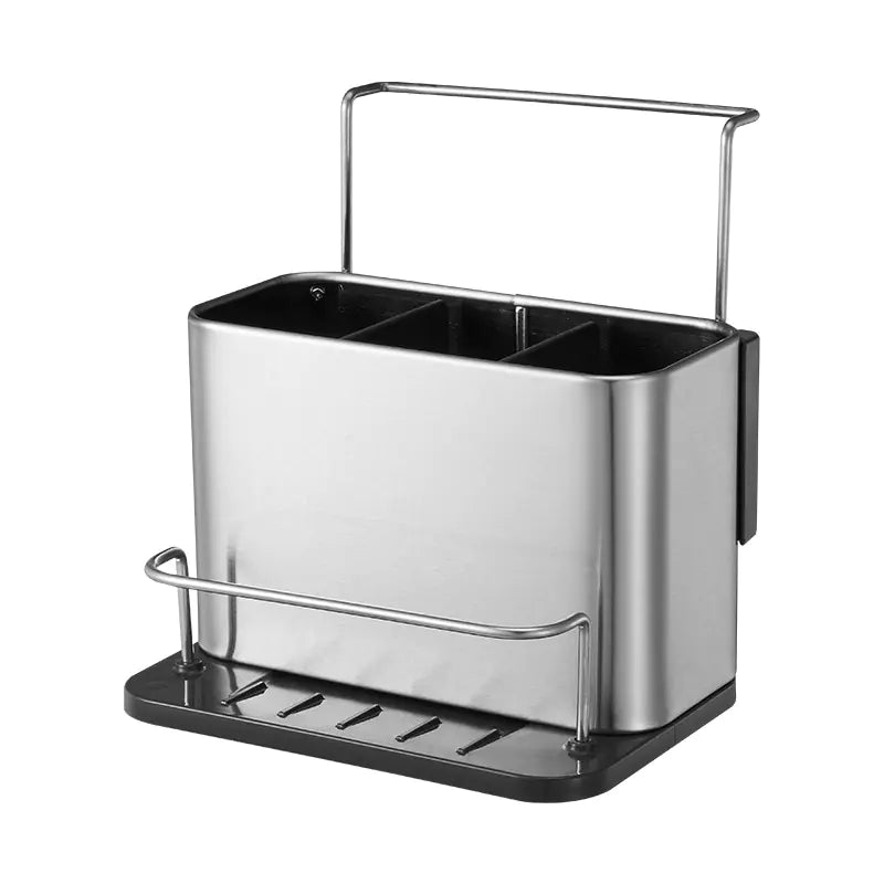 Stainless Steel Multi-Functional Utensil Holder