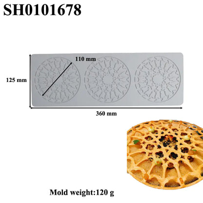 Silicone Leaf-Shaped Platter Molds for Desserts
