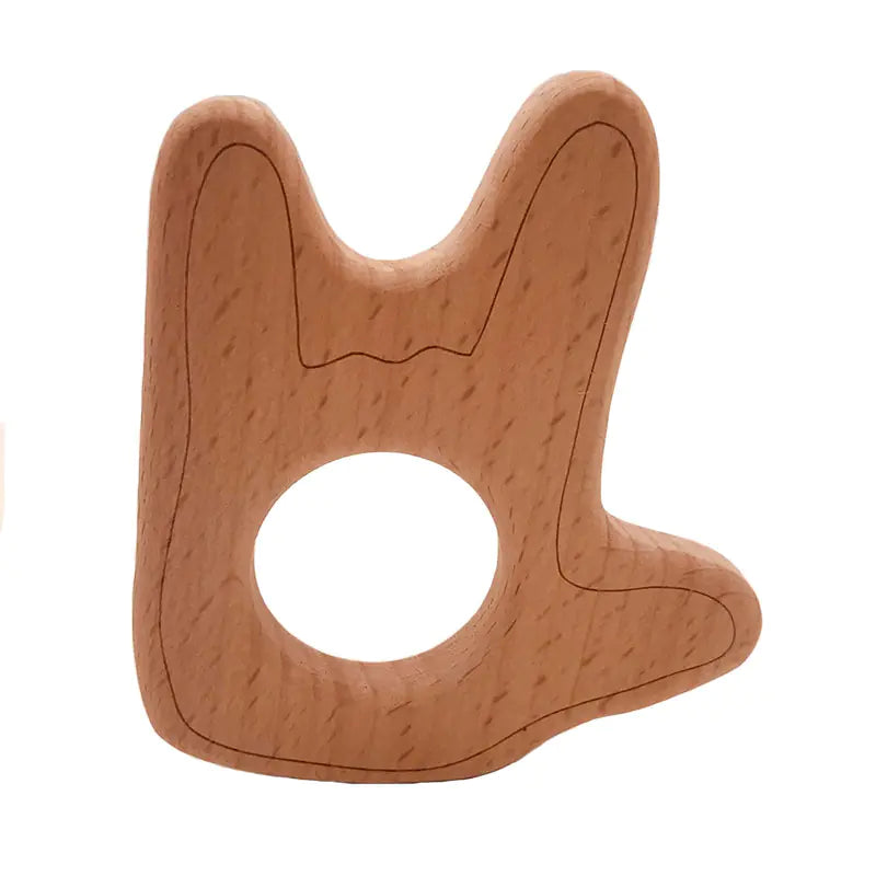 DIY Wooden Animal Teether for Babies - Soothing Toy