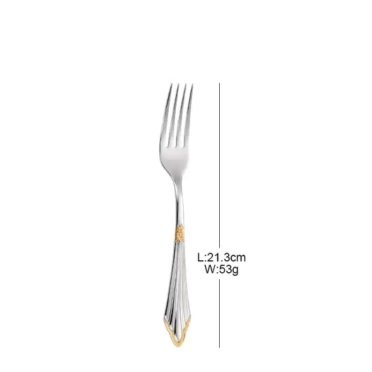 304 Stainless Steel Western Steak Cutlery Set (3 Pieces)