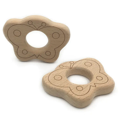 DIY Wooden Animal Teether for Babies - Soothing Toy