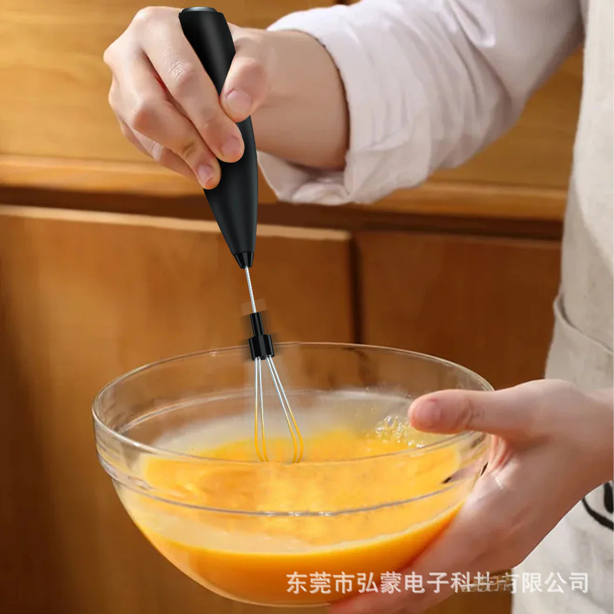 Manual Stainless Steel Hand Mixer for Home Use