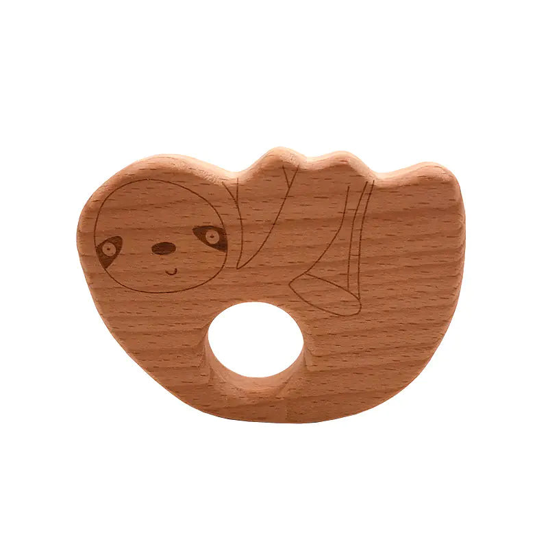 DIY Wooden Animal Teether for Babies - Soothing Toy