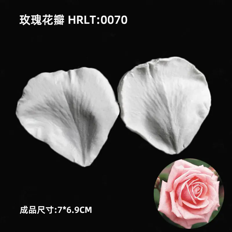 3D Silicone Molds for Leaf and Petal Decorations