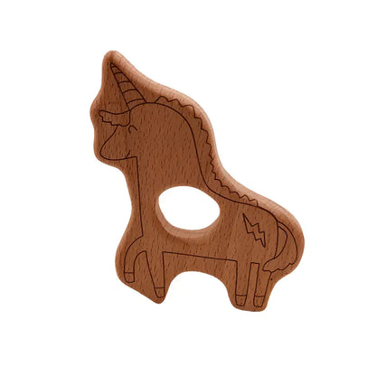 DIY Wooden Animal Teether for Babies - Soothing Toy