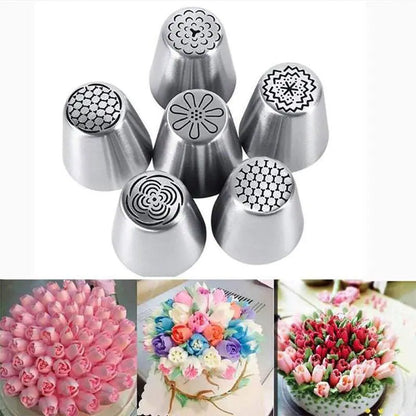 27-Piece Russian Pastry Tip Set for Baking Tools