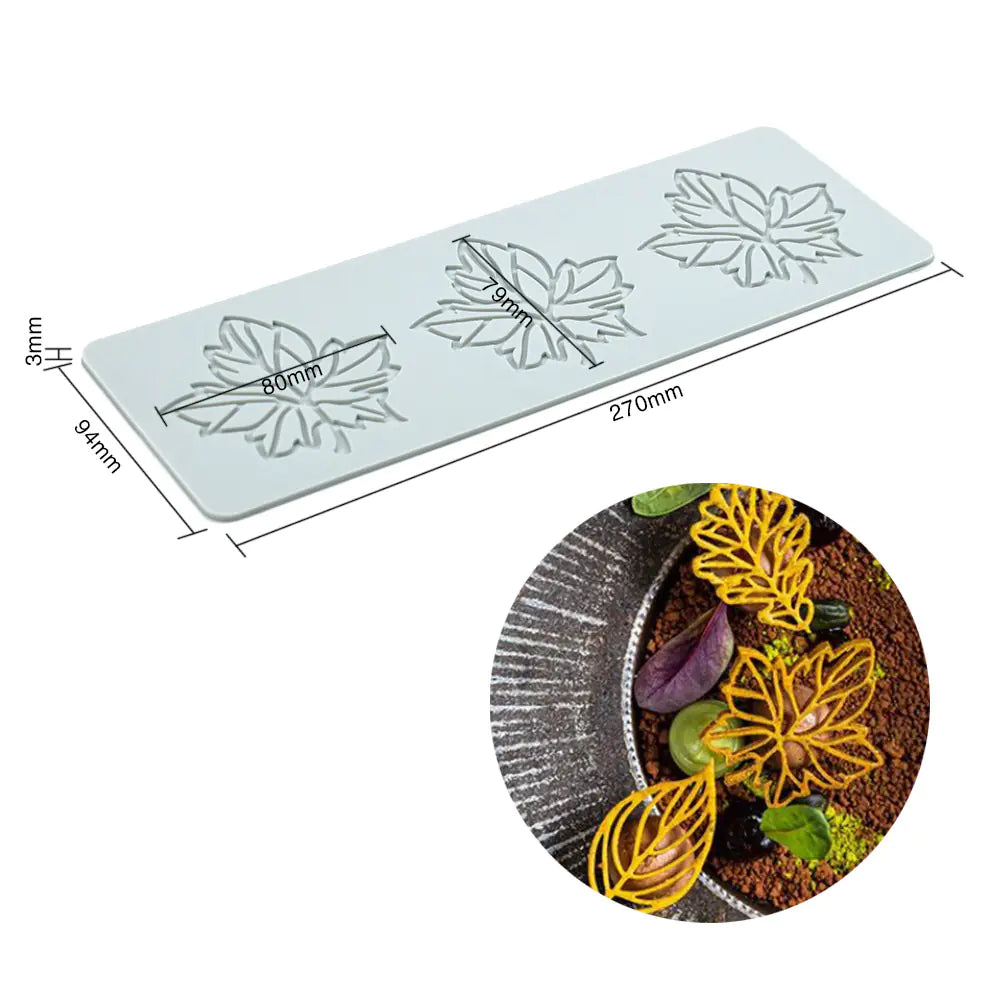 Silicone Mold for Petal Leaf Geometric Baking Decor