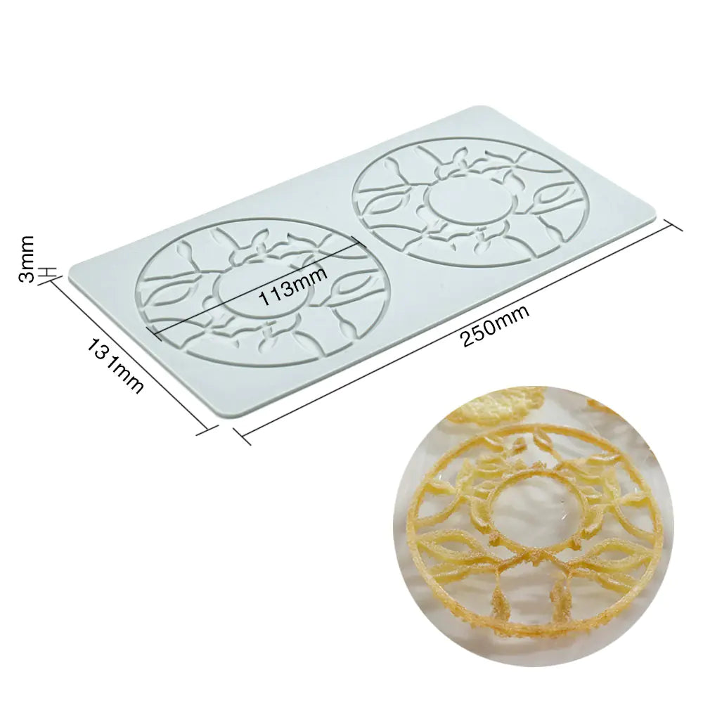 Silicone Mold for Petal Leaf Geometric Baking Decor