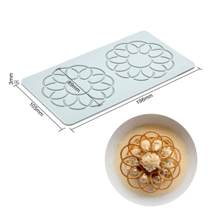 Silicone Mold for Petal Leaf Geometric Baking Decor