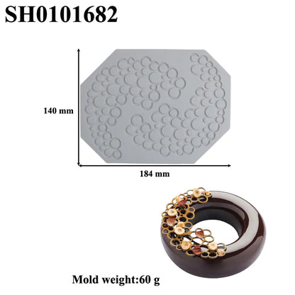 Silicone Leaf-Shaped Platter Molds for Desserts