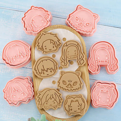 Demon Slayer Cookie Cutter Set - 3D Baking Tools