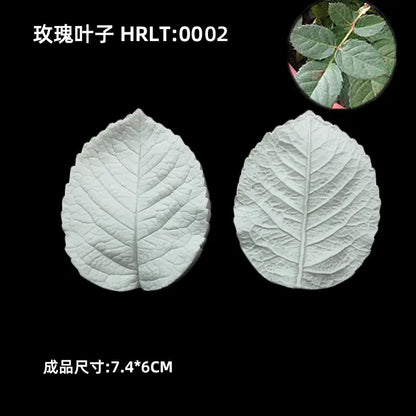 3D Silicone Molds for Leaf and Petal Decorations