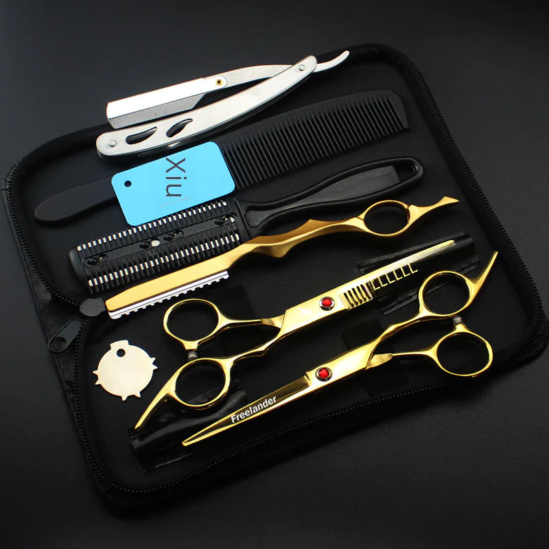 Colorful Coating Hair Cutting Scissors Set