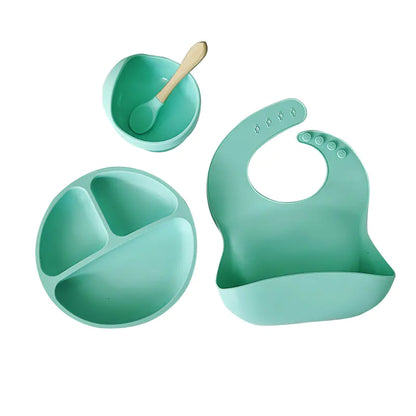 Silicone Dinnerware Set for Kids - 8 Piece Set