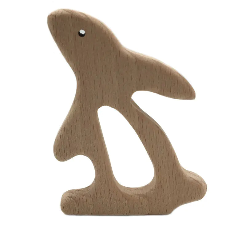 DIY Wooden Animal Teether for Babies - Soothing Toy