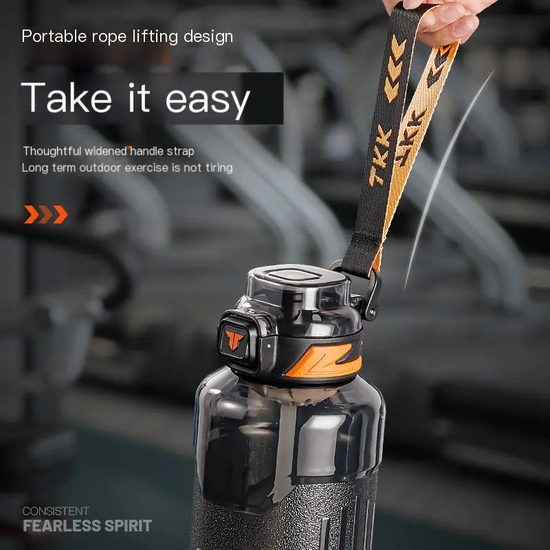 TKK 2000ml Sports Water Bottle for Outdoor Fitness