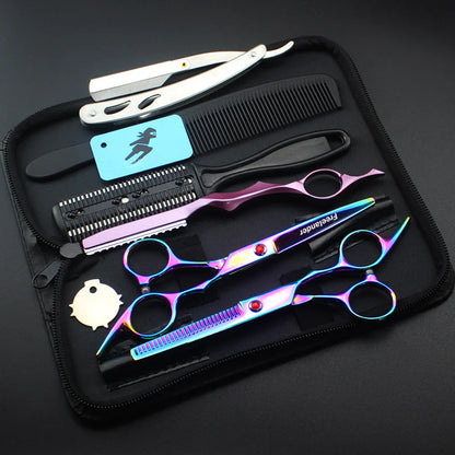 Colorful Coating Hair Cutting Scissors Set