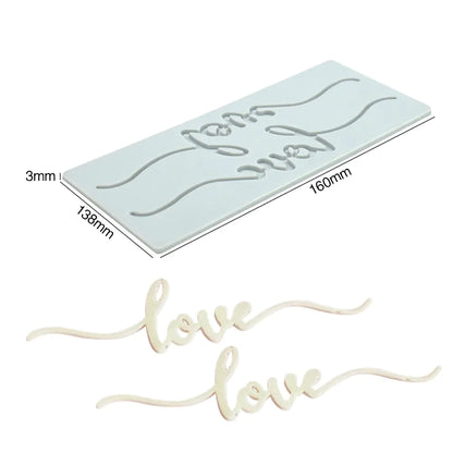 Silicone Mold for Petal Leaf Geometric Baking Decor