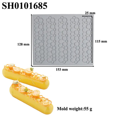 Silicone Leaf-Shaped Platter Molds for Desserts