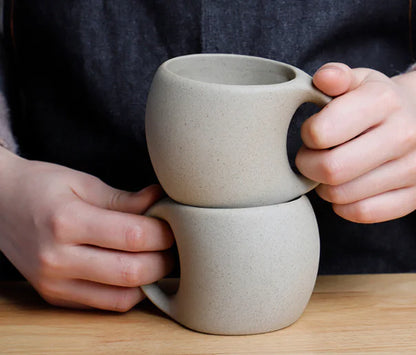 Vintage Ceramic Mug - Rustic Coffee and Tea Cup