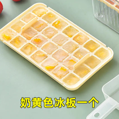 Food-Grade Ice Cube Maker with Press Design for Home