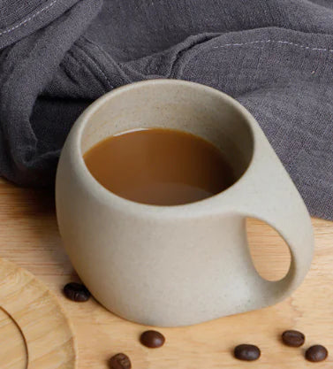 Vintage Ceramic Mug - Rustic Coffee and Tea Cup