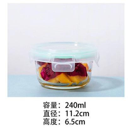 High Borosilicate Glass Food Storage Box for Steaming