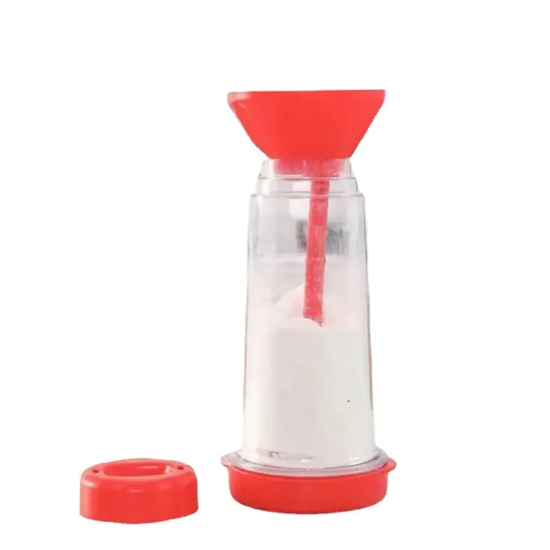 New Handheld Plastic Flour Sifter Mixing Cup Tool