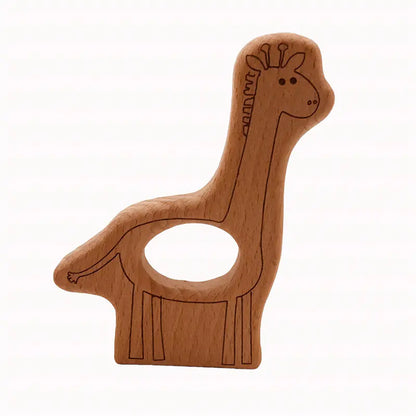 DIY Wooden Animal Teether for Babies - Soothing Toy
