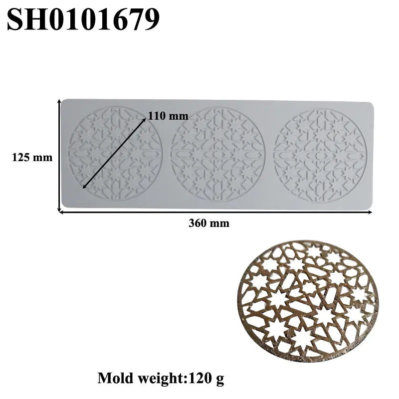 Silicone Leaf-Shaped Platter Molds for Desserts