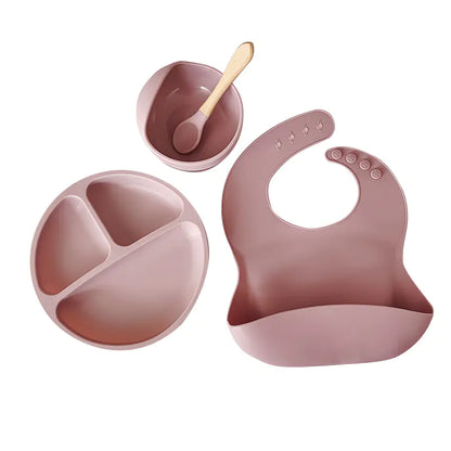 Silicone Dinnerware Set for Kids - 8 Piece Set