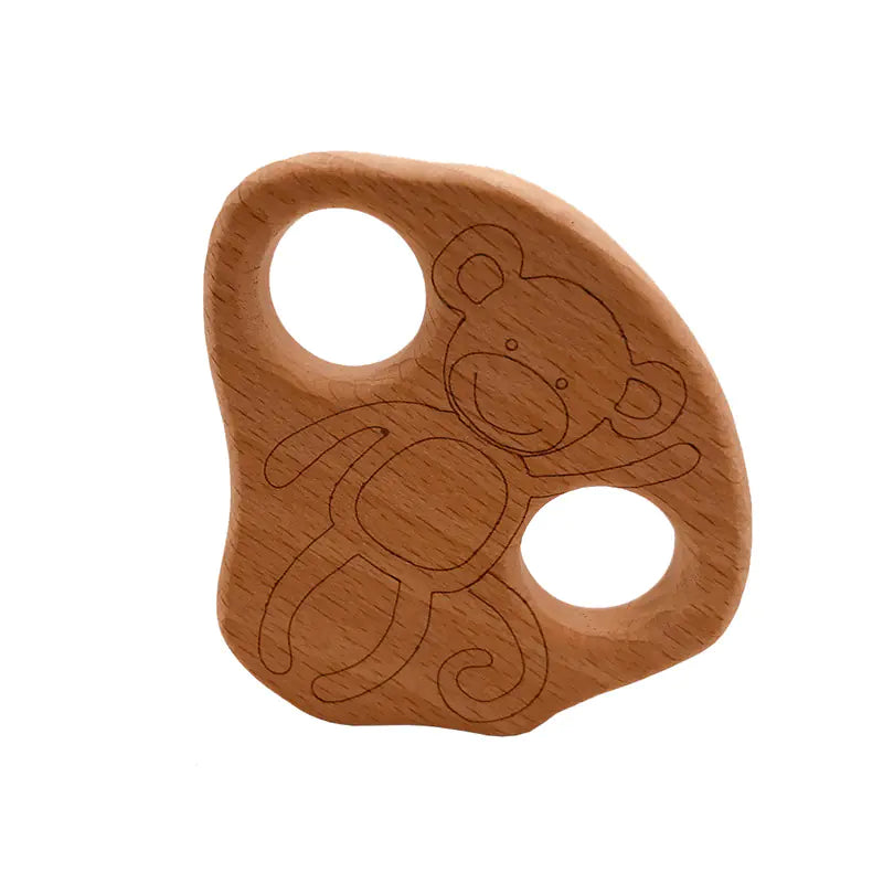 DIY Wooden Animal Teether for Babies - Soothing Toy