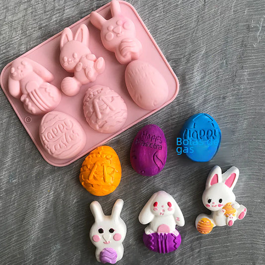 Easter Silicone Molds for Chocolate Cake Decorations