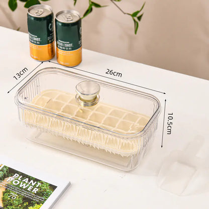 Food-Grade Ice Cube Maker with Press Design for Home