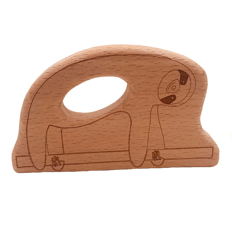 DIY Wooden Animal Teether for Babies - Soothing Toy