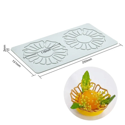 Silicone Mold for Petal Leaf Geometric Baking Decor