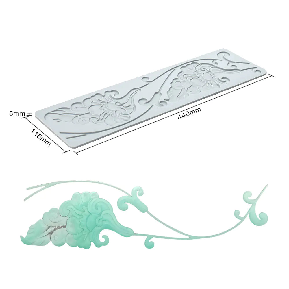 Silicone Mold for Petal Leaf Geometric Baking Decor