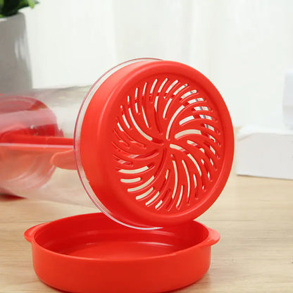 New Handheld Plastic Flour Sifter Mixing Cup Tool