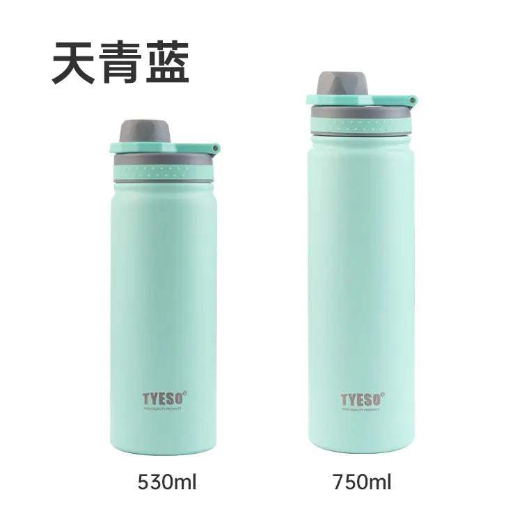 TYESO Classic Insulated Sports Bottle with Handle