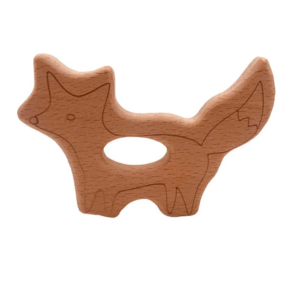 DIY Wooden Animal Teether for Babies - Soothing Toy