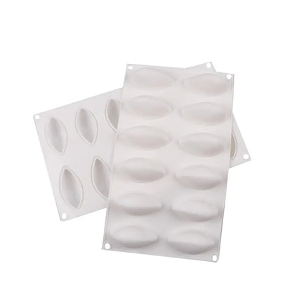 12-Cavity Mango Mousse Cake Silicone Mold for DIY