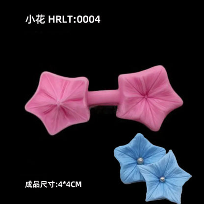 3D Silicone Molds for Leaf and Petal Decorations