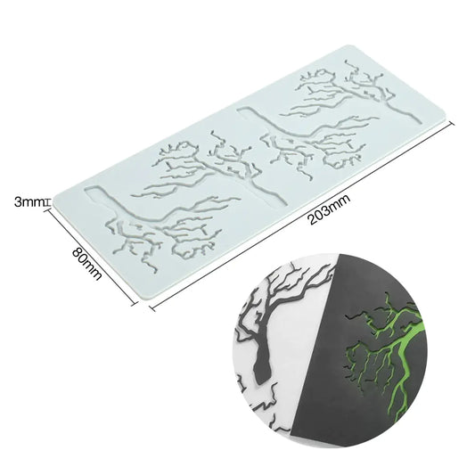 Silicone Mold for Petal Leaf Geometric Baking Decor