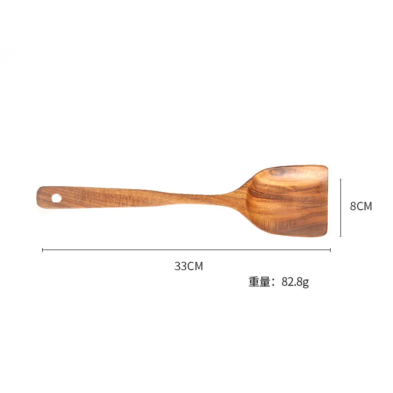 Wholesale 7-Piece Teak Kitchen Utensil Set