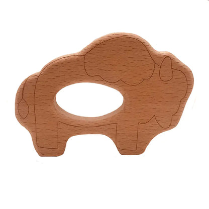DIY Wooden Animal Teether for Babies - Soothing Toy