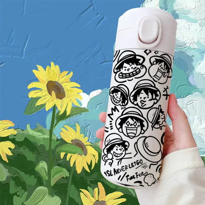 One Piece Anime Student Insulated Water Bottle