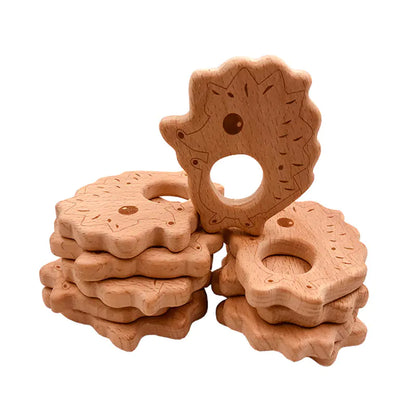 DIY Wooden Animal Teether for Babies - Soothing Toy