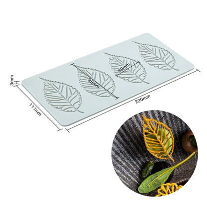 Silicone Mold for Petal Leaf Geometric Baking Decor